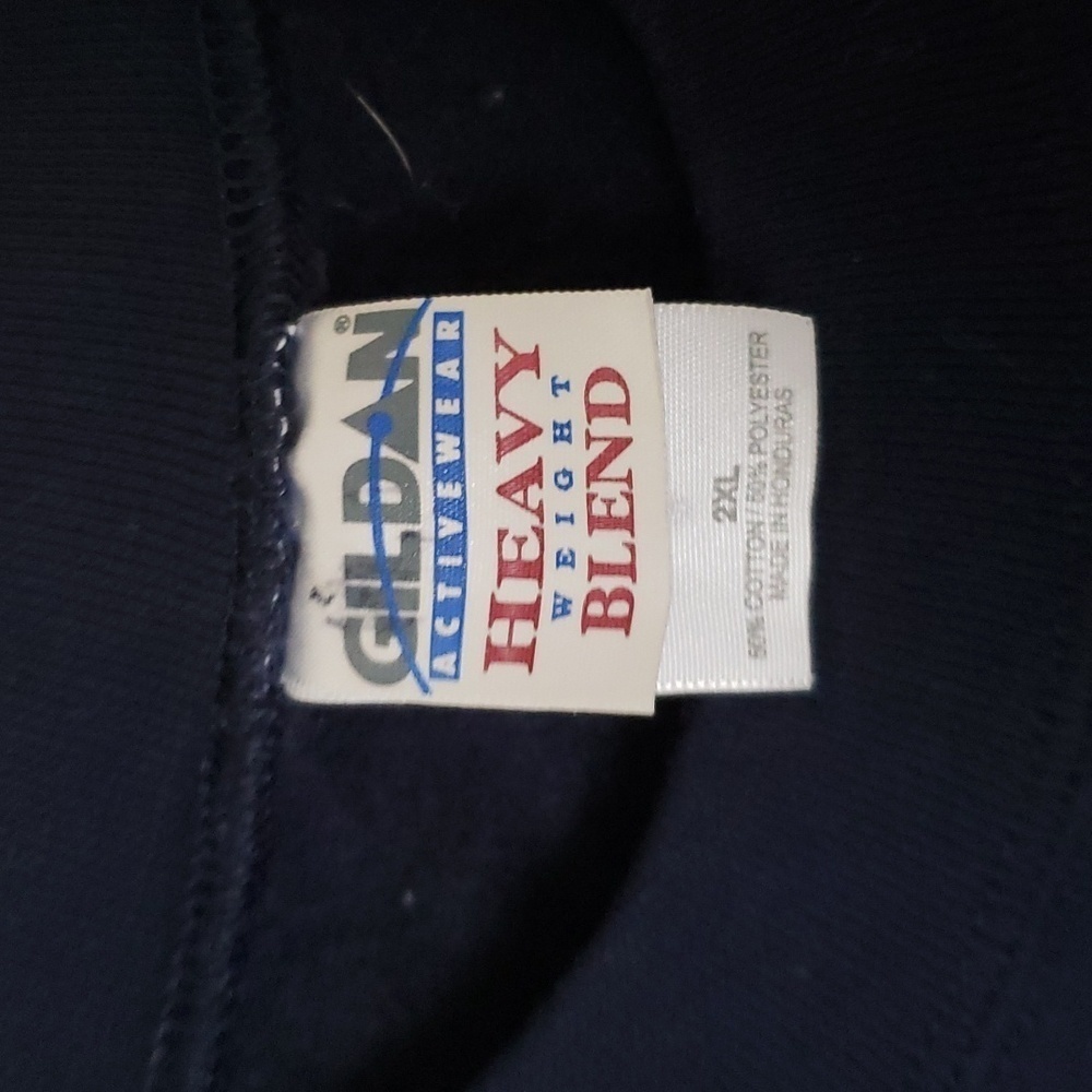90's "I have issues, what's your problem" oversized sweatshirt, navy blue, 2XL - Picture 3 of 4